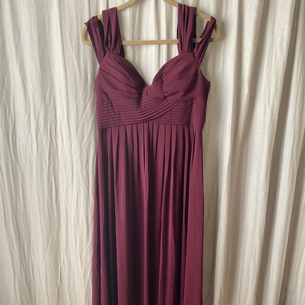 Lulus Burgundy Maxi Dress - Bridesmaid